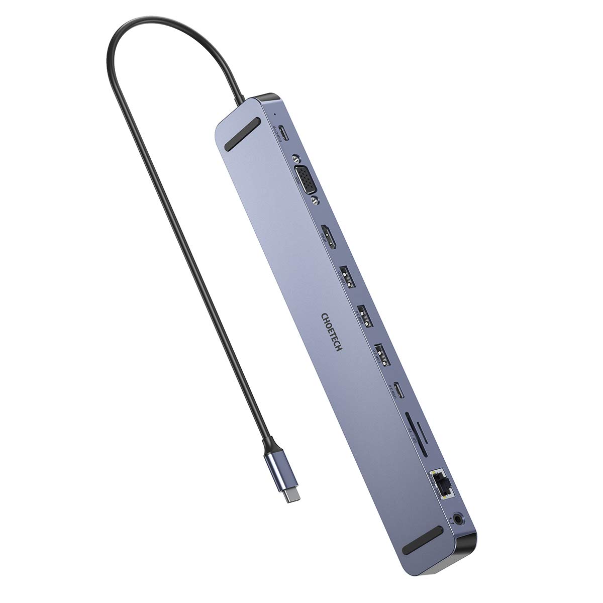 CHOETECH 11-in-1 USBハブ (Model HUB-M20) Quick Look: CHOETECH HUB-M20 11-in-1 Docking Station